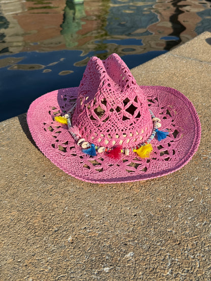 Spring Hand Woven Straw Cowboy Hat