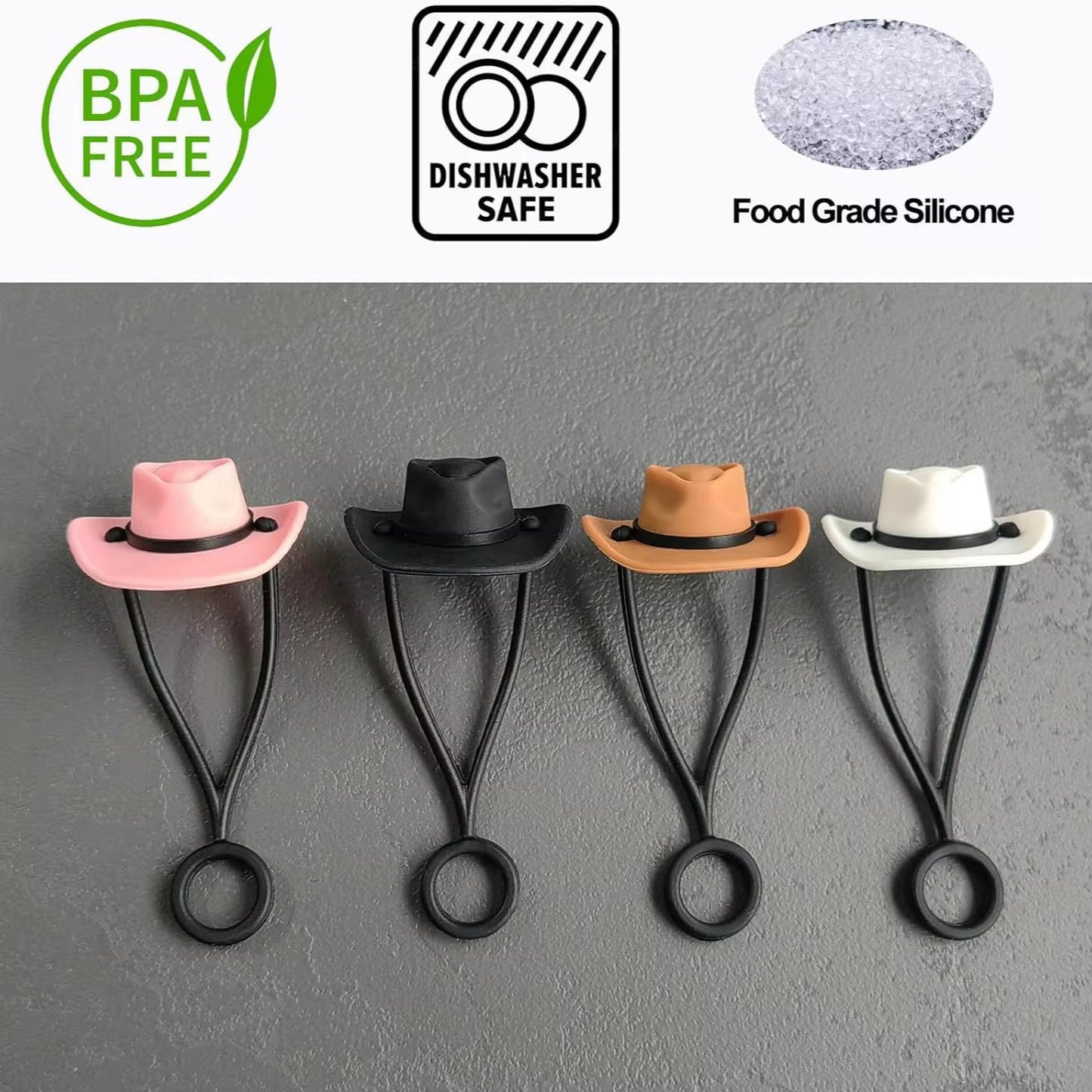 Silicone Straw Covers Cap