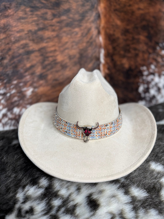 Premium Suede Cowboy Hat - Adjustable Straps Inside, Unisex Design, Size 56-58cm, Western Style, Fashionable & Functional, Shipped in a Box - Accessorizmee