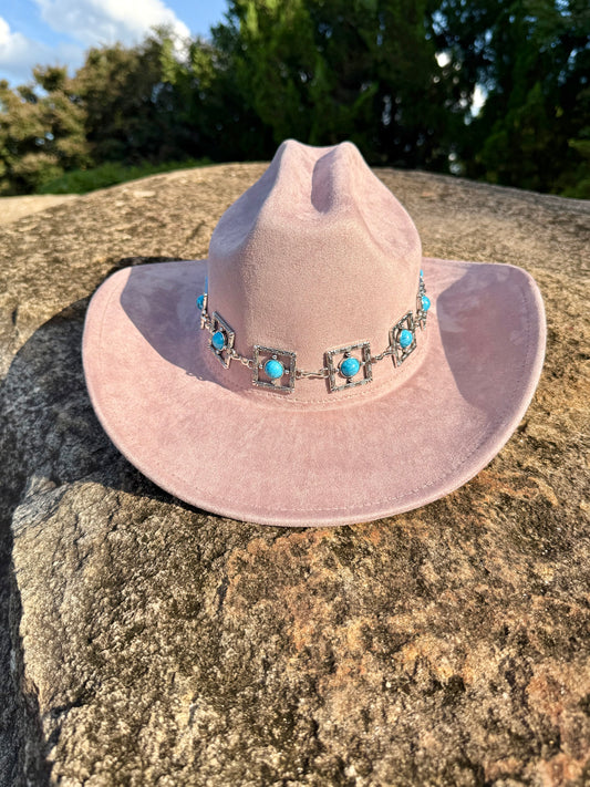 Premium Parly Suede pinched Cowboy Hat