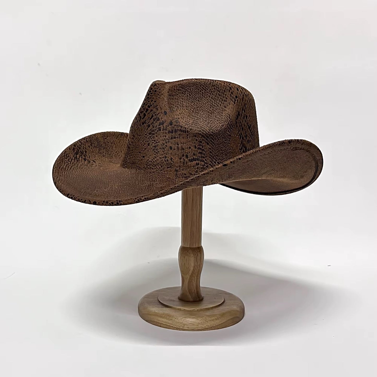 Snake Print Cowboy Hat - Accessorizmee