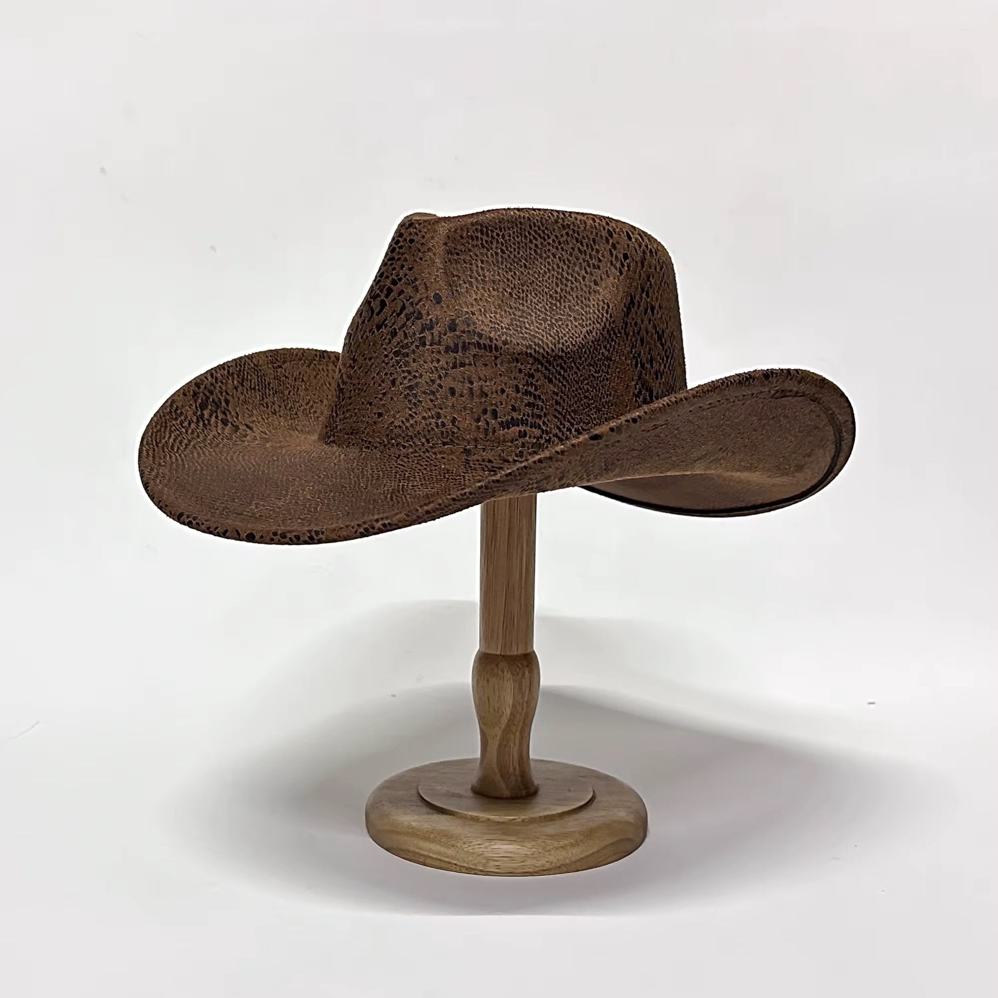 Snake Print Cowboy Hat - Accessorizmee