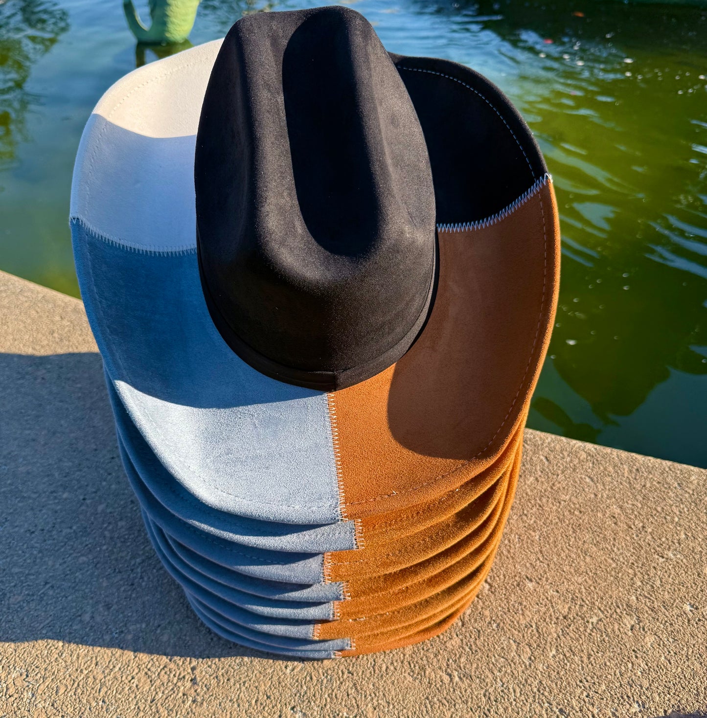Patchedup -premium Suede Cowboy Hat