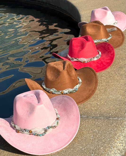 Fairy Suede Cowboy Hat