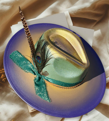 Custom Mardi Rex Fedora Hat