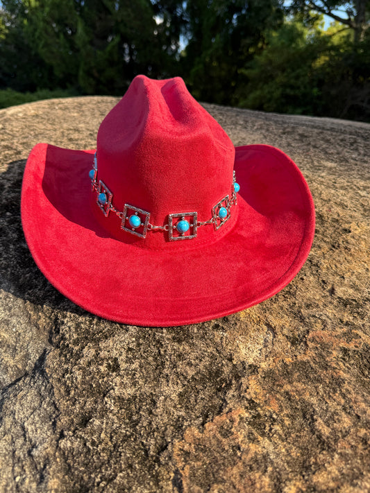 Premium Parly Suede pinched Cowboy Hat