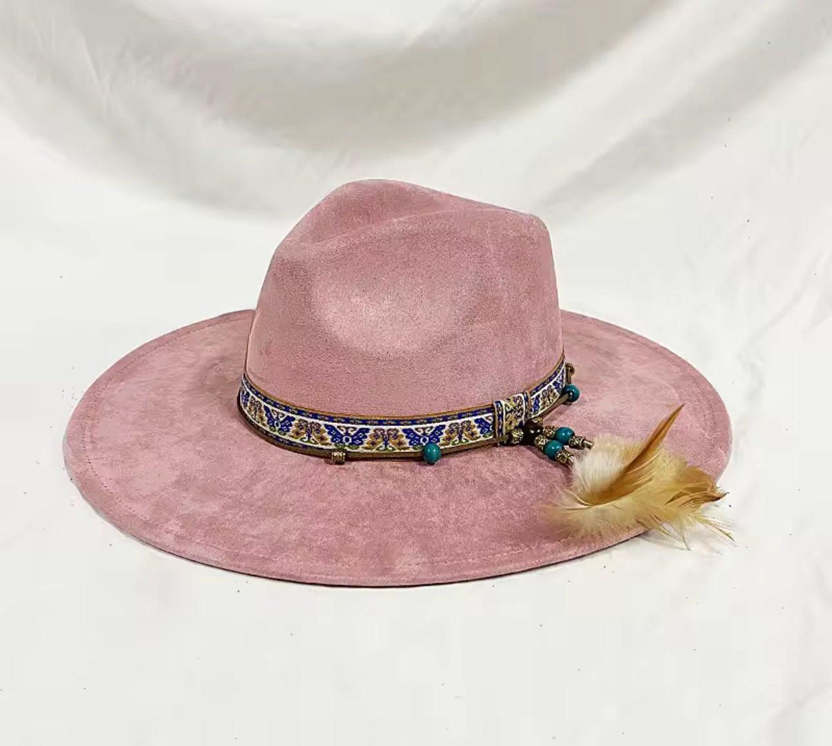 Dreams Suede Wide Brim Hat - Accessorizmee
