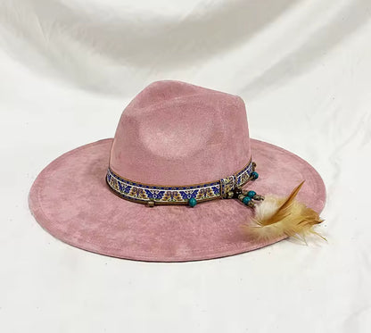 Dreams Suede Wide Brim Hat - Accessorizmee
