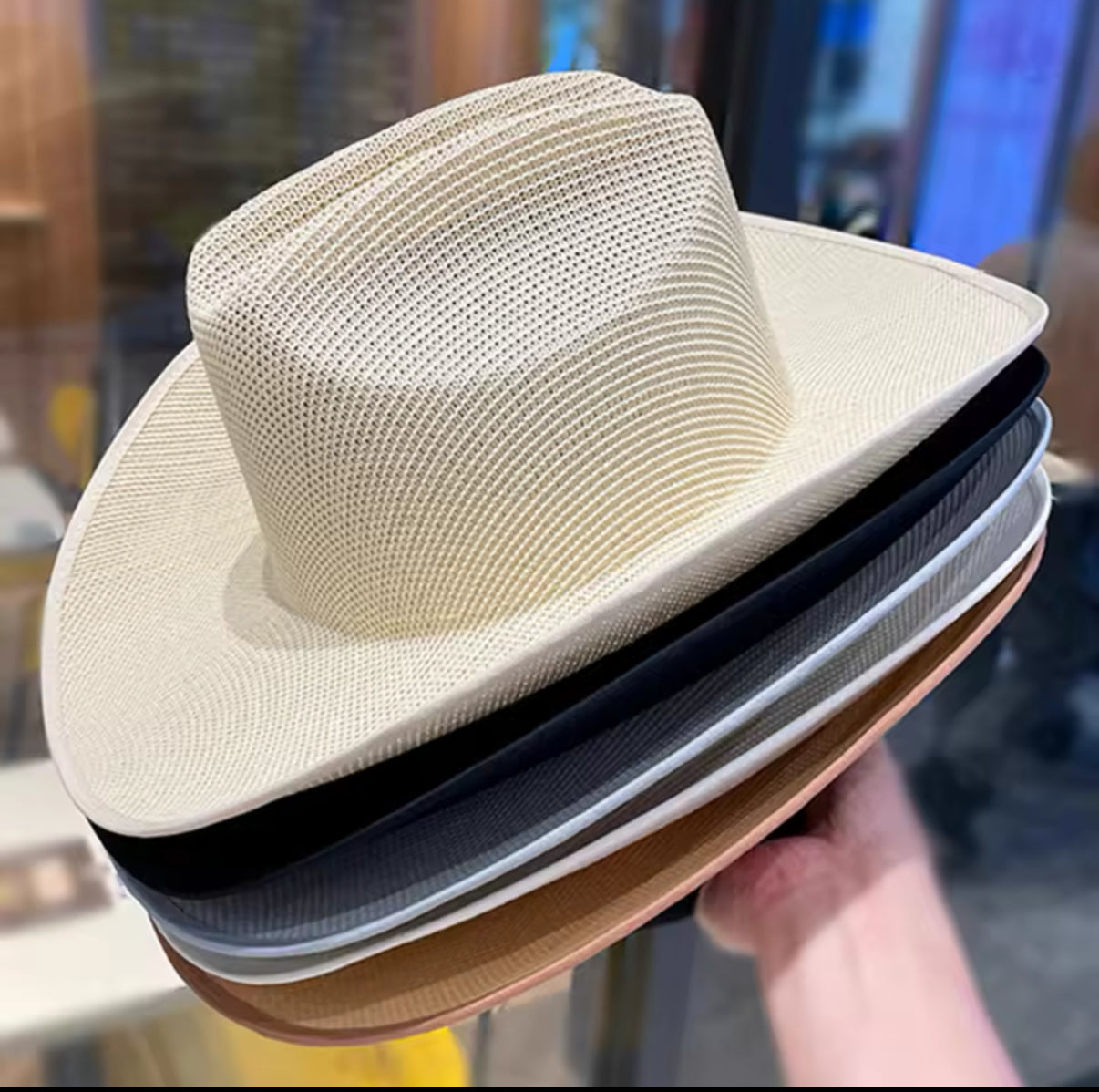 Rodoe Hand Woven Straw Cowboy Hat