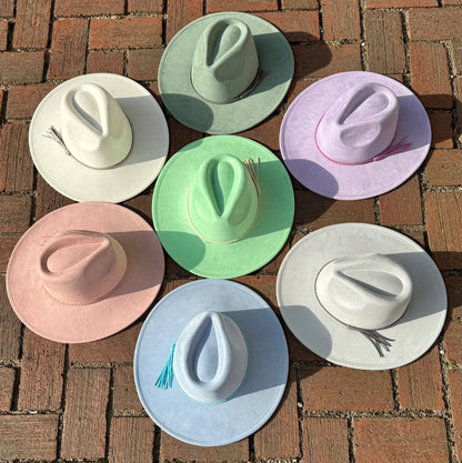 Dreams Suede Wide Brim Hat - Accessorizmee