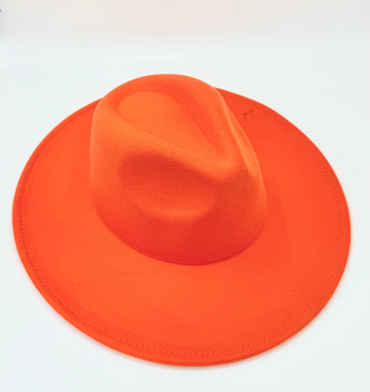 Defective Orange large brim Hat