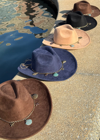 Shelled Suede Cowboy Hat