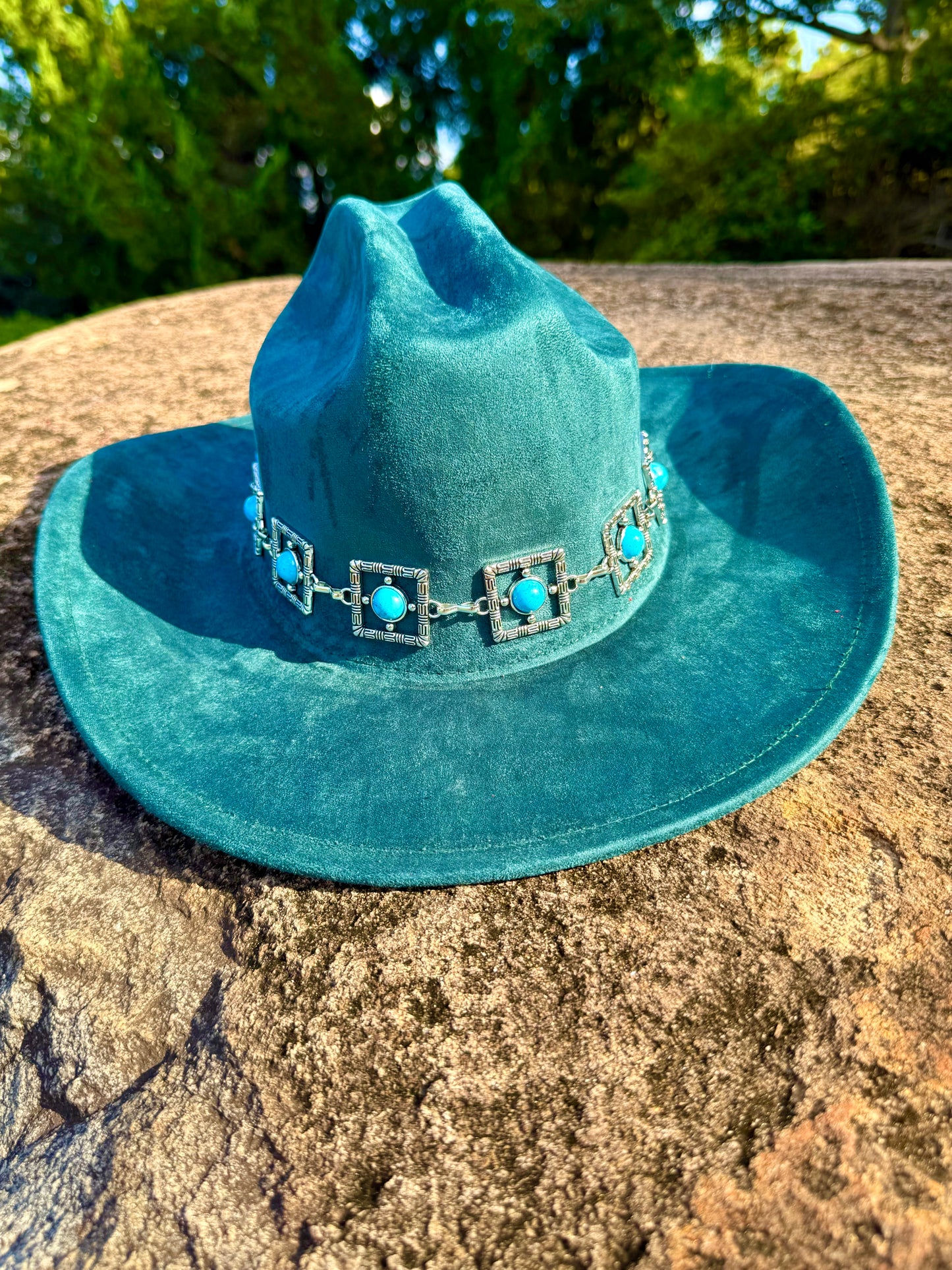 Premium Parly Suede pinched Cowboy Hat