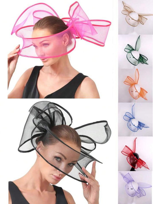 Fascinator Wedding Pillbox Hat Women Elegant Fascinator Hats Hair Clip Church Ladies Party Headpiece Headwear