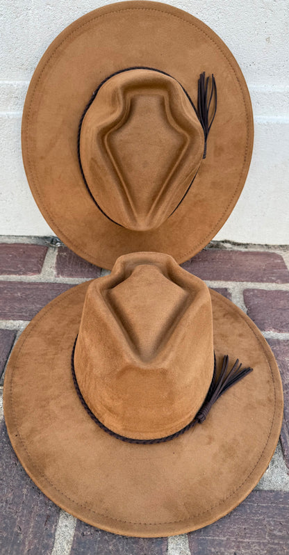 Arrowhead widebrim Vegan Fedora Hat