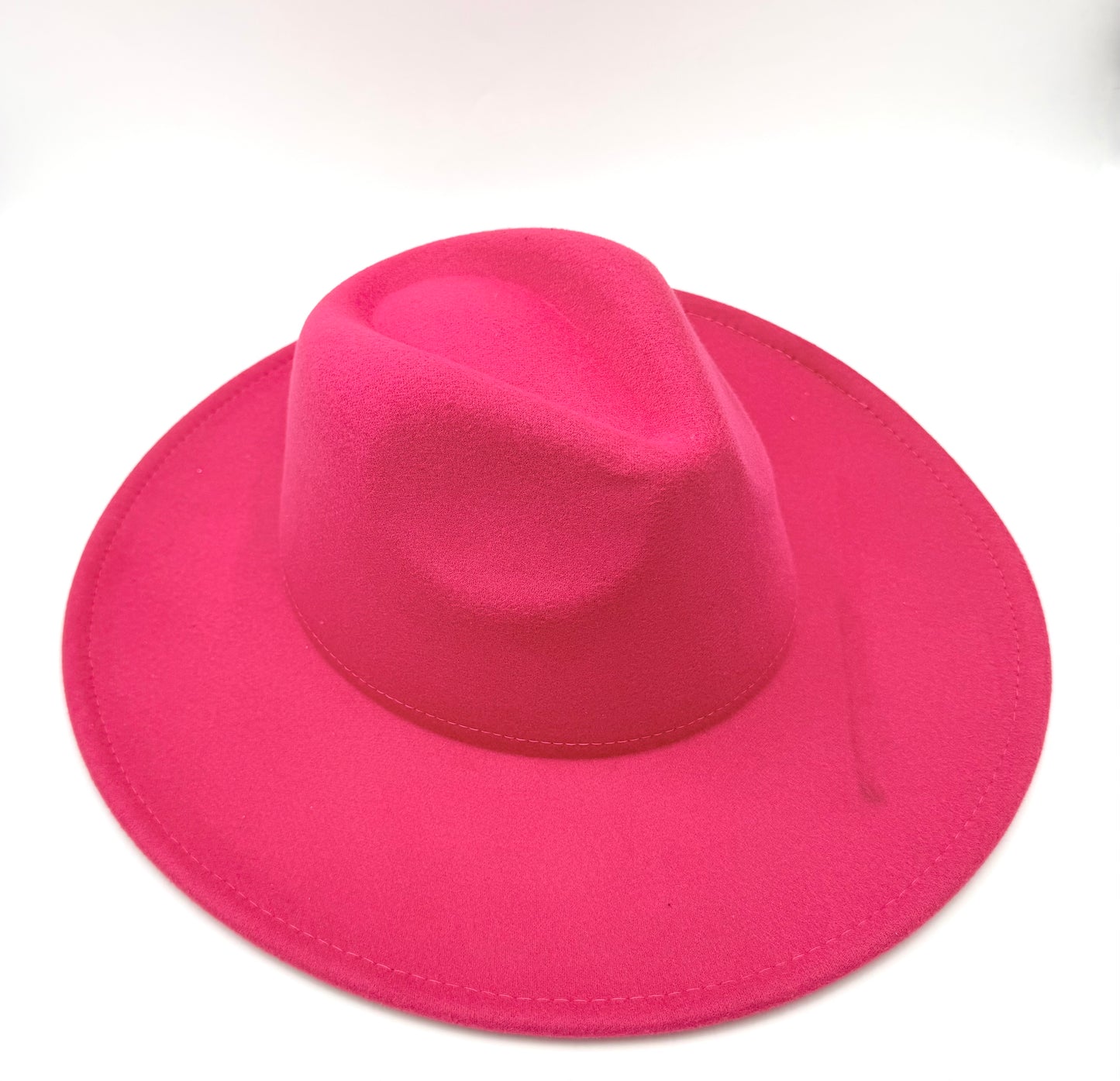 Defective Hot pink large brim Hat