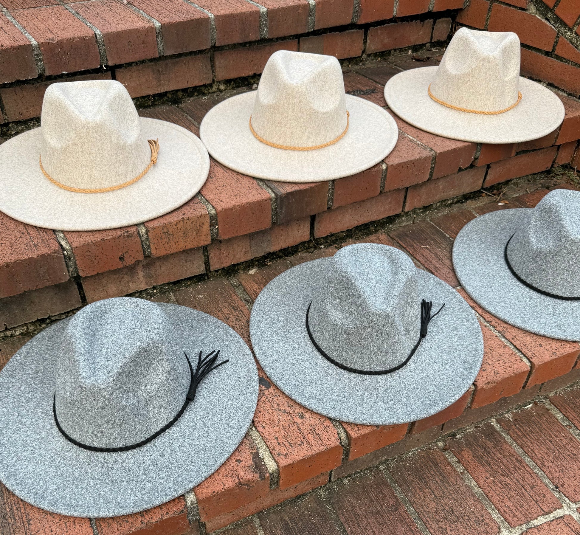 Wide Stiff Brim Granite Fedora - Unisex Adjustable Cotton & Polyester Hat with 10cm Brim & 12cm Height - Sun Protection Fashion Accessory - Accessorizmee