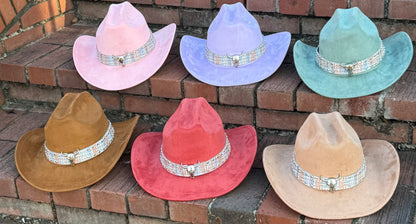 Premium Roughstock Suede pinched Cowboy Hat