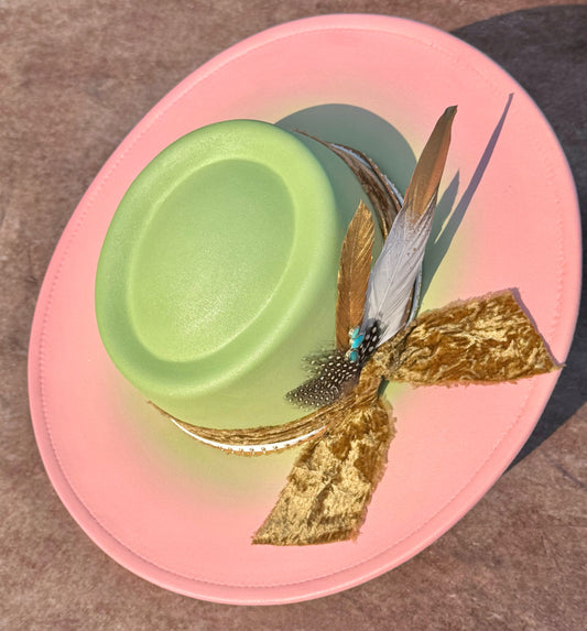 Custom handcrafted Pinkpie Fedora Hat - Accessorizmee