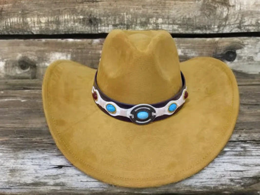 Eclipse premium Suede Cowboy Hat - Accessorizmee