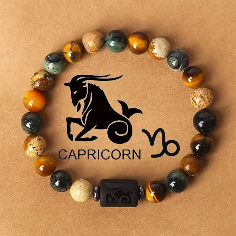 Natural beaded Zodiac Bracelet - Accessorizmee