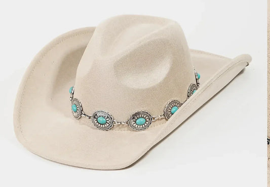 Flare premium Suede Cowboy Hat - Accessorizmee