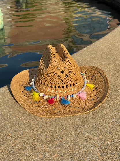 Spring Hand Woven Straw Cowboy Hat