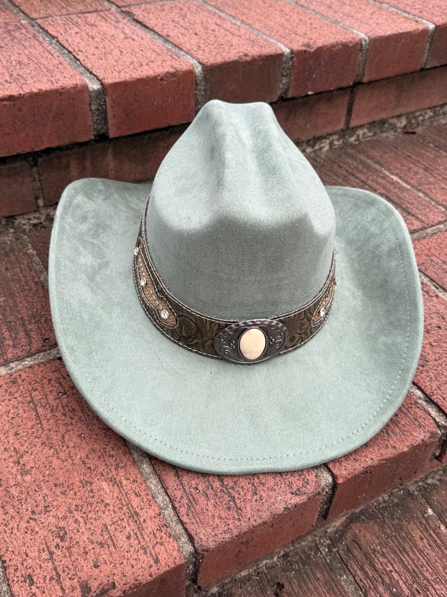 Premium Suede Cowboy Hat - Depths Design,  Unisex ,Adjustable & Stylish Suitable for Pyrography, Laser Engraving