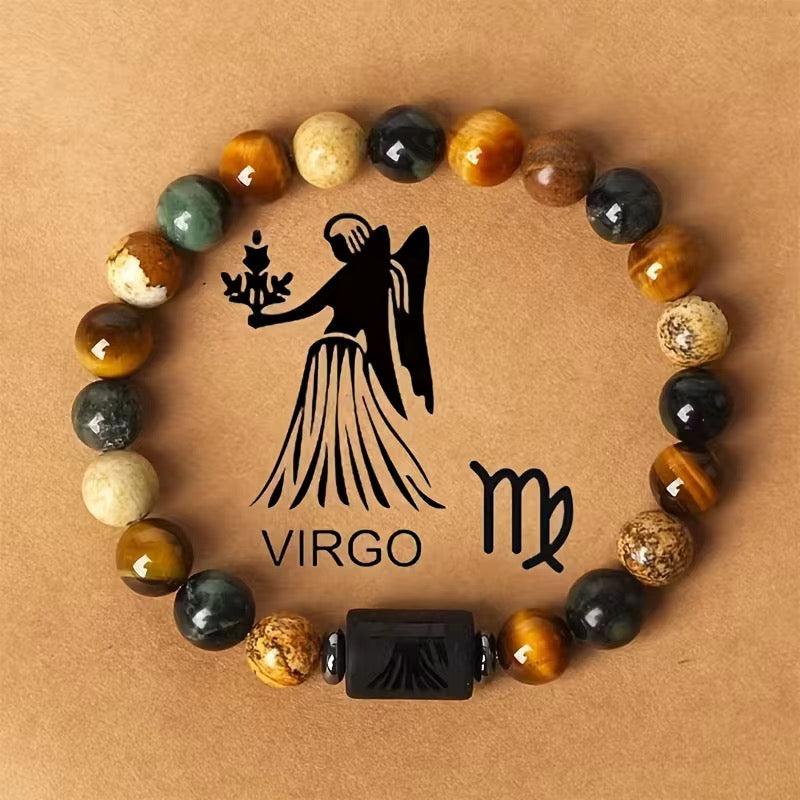 Natural beaded Zodiac Bracelet - Accessorizmee