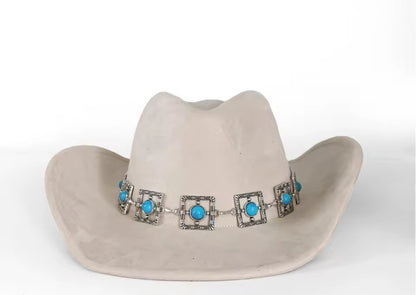 Premium Parly Suede Cowboy Hat