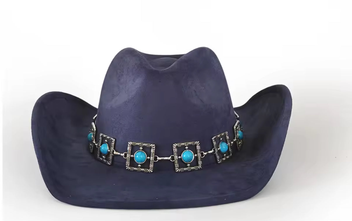 Premium Parly Suede Cowboy Hat