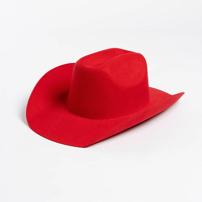 100% Wool Cowboy Hat Solid, Solid Cowboy Hat for Burning