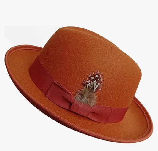 The Feathered Dapper Hat - Classic Design, Comfortable Fit, Perfect for Everyday Wear - Accessorizmee