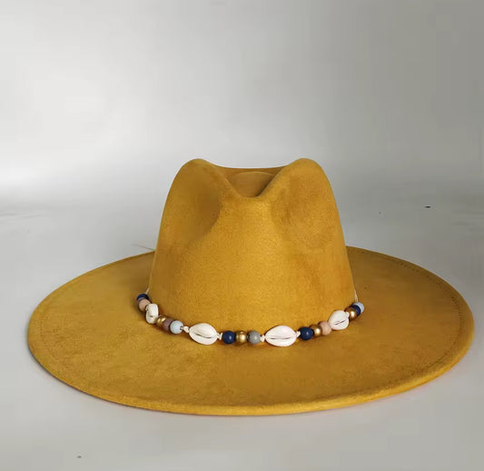On the rocks Suede Wide Brim Fedora