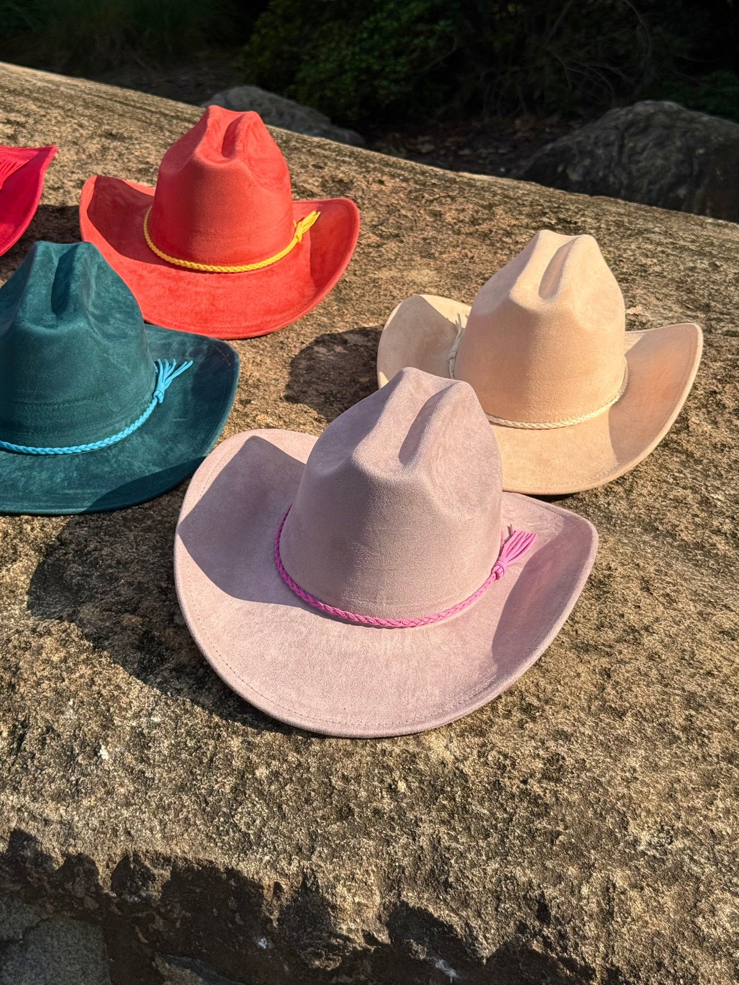 Vegan Suede Cowboy Hat Solid, Solid Cowboy Hat for Burning,, Rancher Hat, Wide Brim Hat, Hat for customization