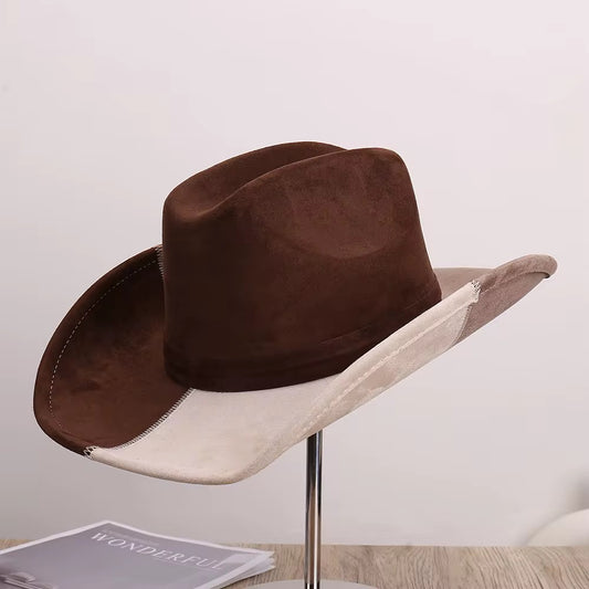Patchland Suede Cowboy Hat - Accessorizmee