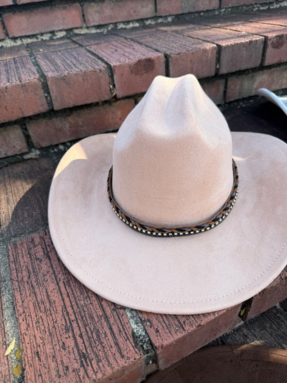Premium Retro Suede pinched Cowboy Hat