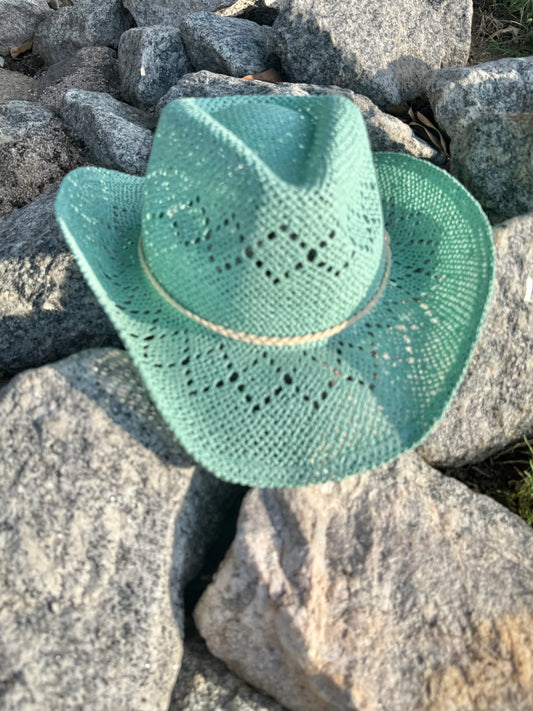 Relaxed Straw Cowboy Hat