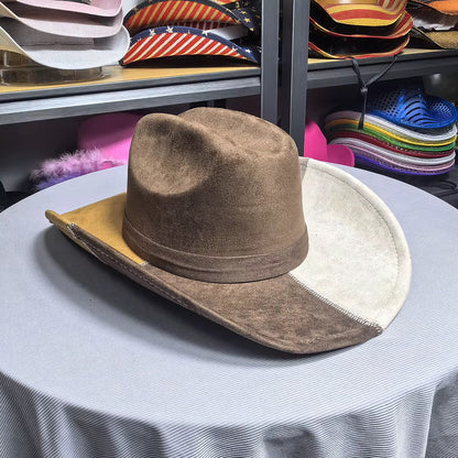 Patchland Suede Cowboy Hat - Accessorizmee
