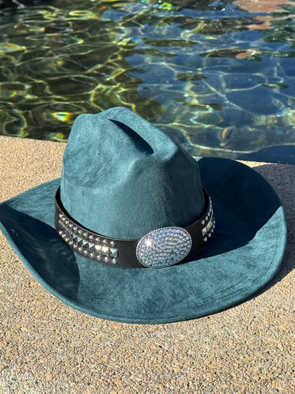 Premium Glimpse Suede pinched Cowboy Hat