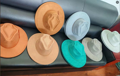 Arrowhead widebrim Vegan Fedora Hat