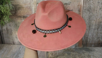 Soho Suede wide brim Fedora