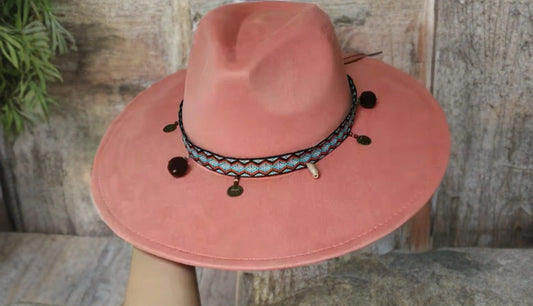 Soho Suede wide brim Fedora - Accessorizmee