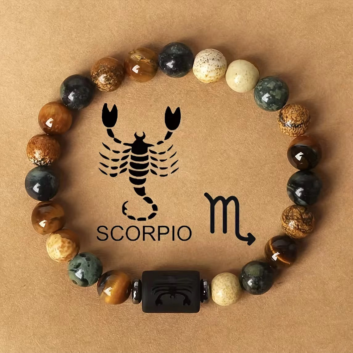 Natural beaded Zodiac Bracelet - Accessorizmee