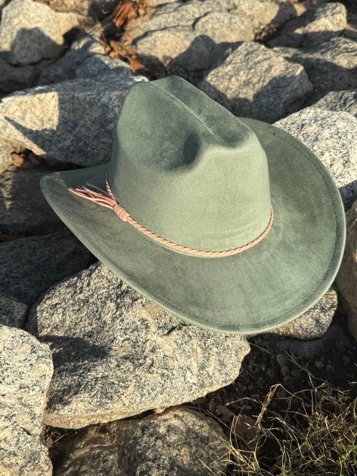 Vegan Suede Cowboy Hat Solid, Solid Cowboy Hat for Burning,, Rancher Hat, Wide Brim Hat, Hat for customization