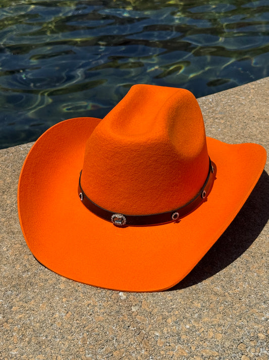 Diamond dice 100% Wool Cowboy Hat Solid, Solid Cowboy Hat for Burning