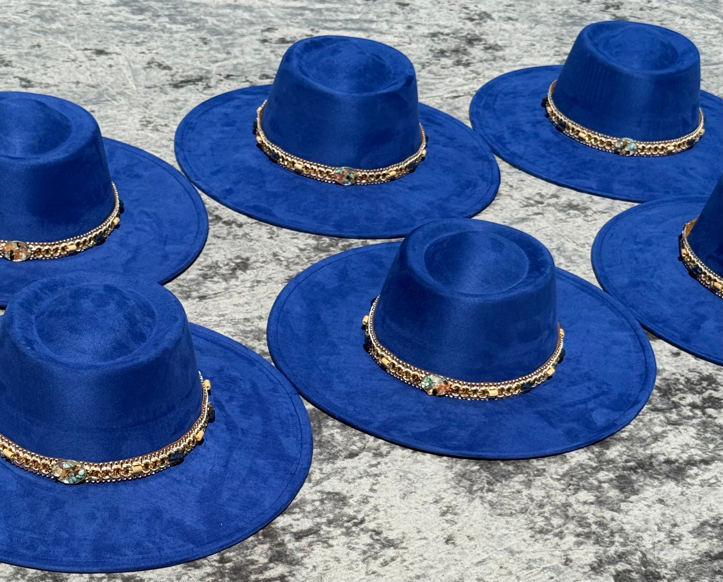 Royal Round Boater Brim Fedora Hat