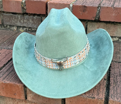 Premium Roughstock Suede pinched Cowboy Hat