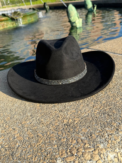 Night Rise Suede Cowboy Hat