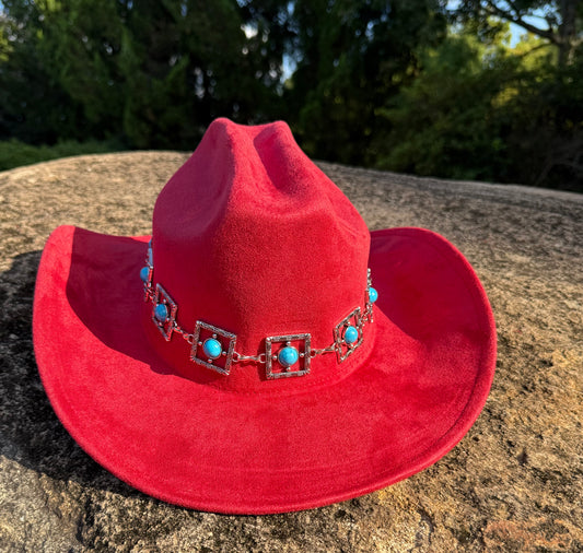 Premium Parly Suede pinched Cowboy Hat